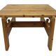 Vintage coffee table pinewood minimalist 1970s design
