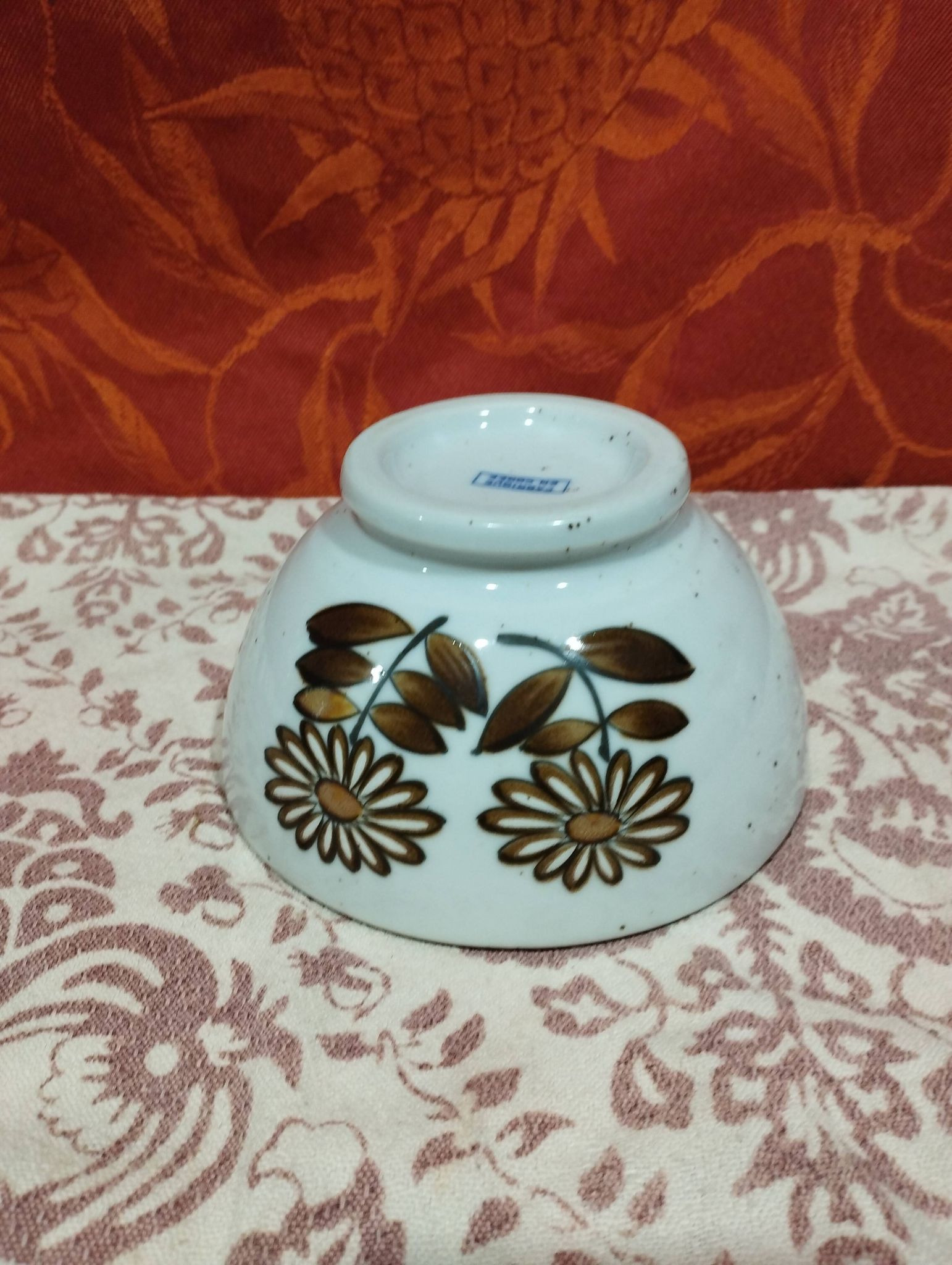 old ceramic bowl made in Korea
