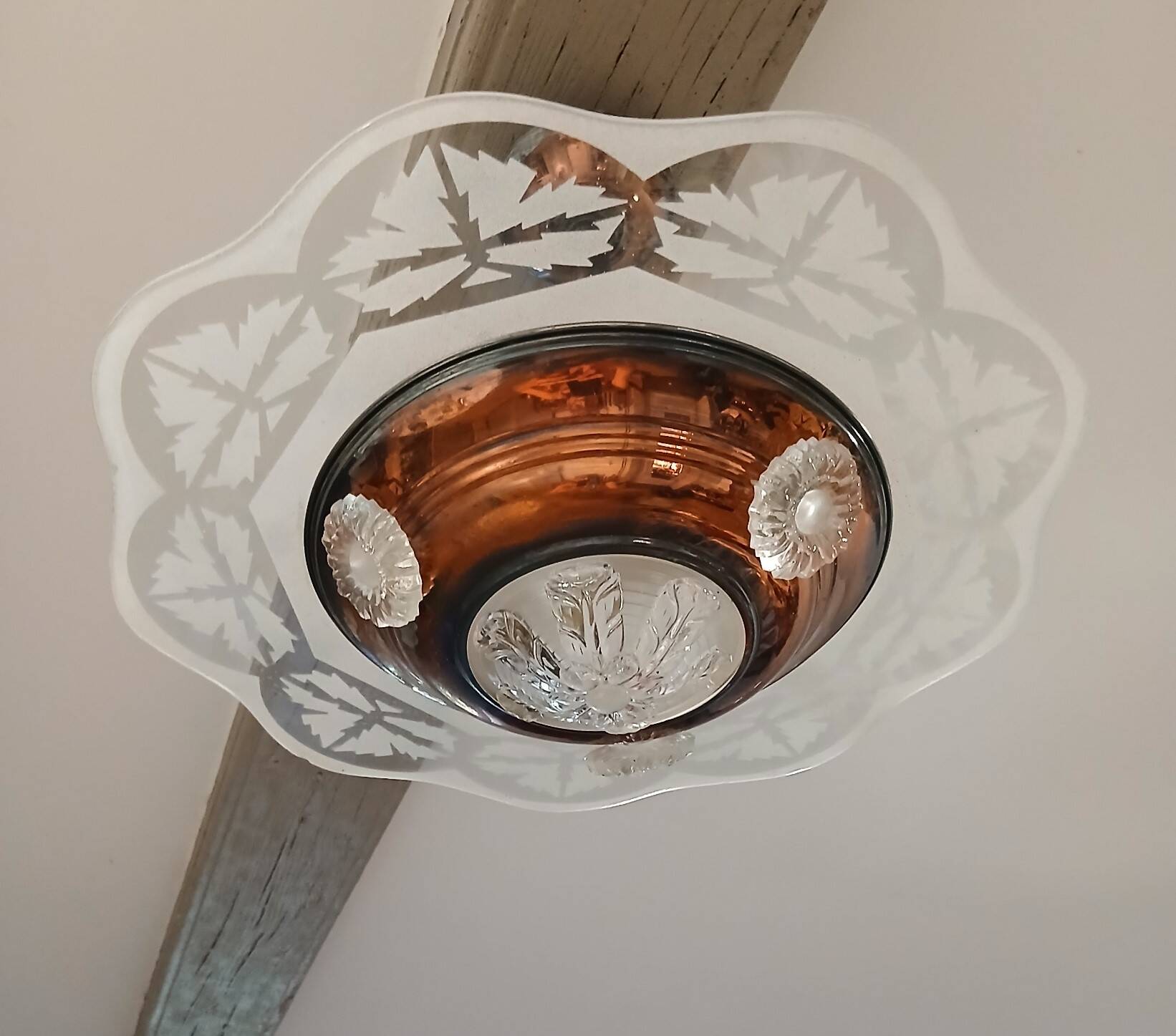 Art Deco chandelier signed Ezan
