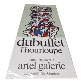 Affiche expo Jean Dubuffet 1973