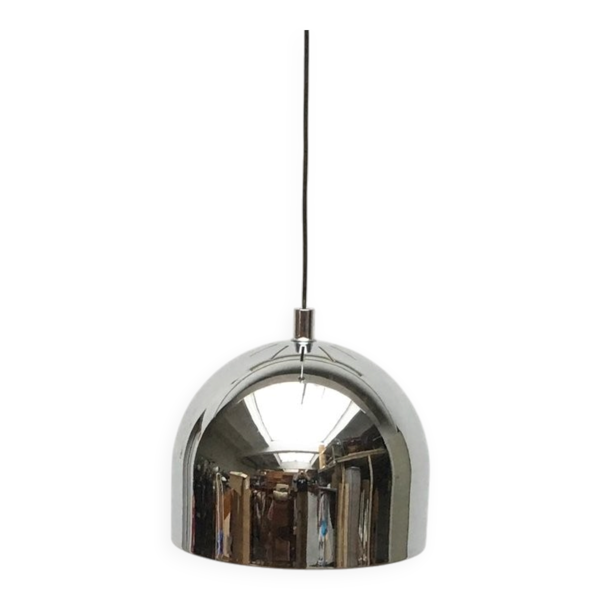 Suspension Chrome Modèle Allemand 5561 Espace Milieu du Siècle par Staff, Années 1970