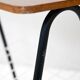 Wooden and metal coffee table