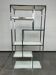 Mid-century modern chrome shelf by Milo Baughman