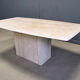 Vintage travertine dining table, 1970s