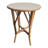 Tabouret en rotin 70's