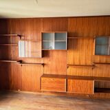 Danish teak shelf and structure by Poul Cadovius