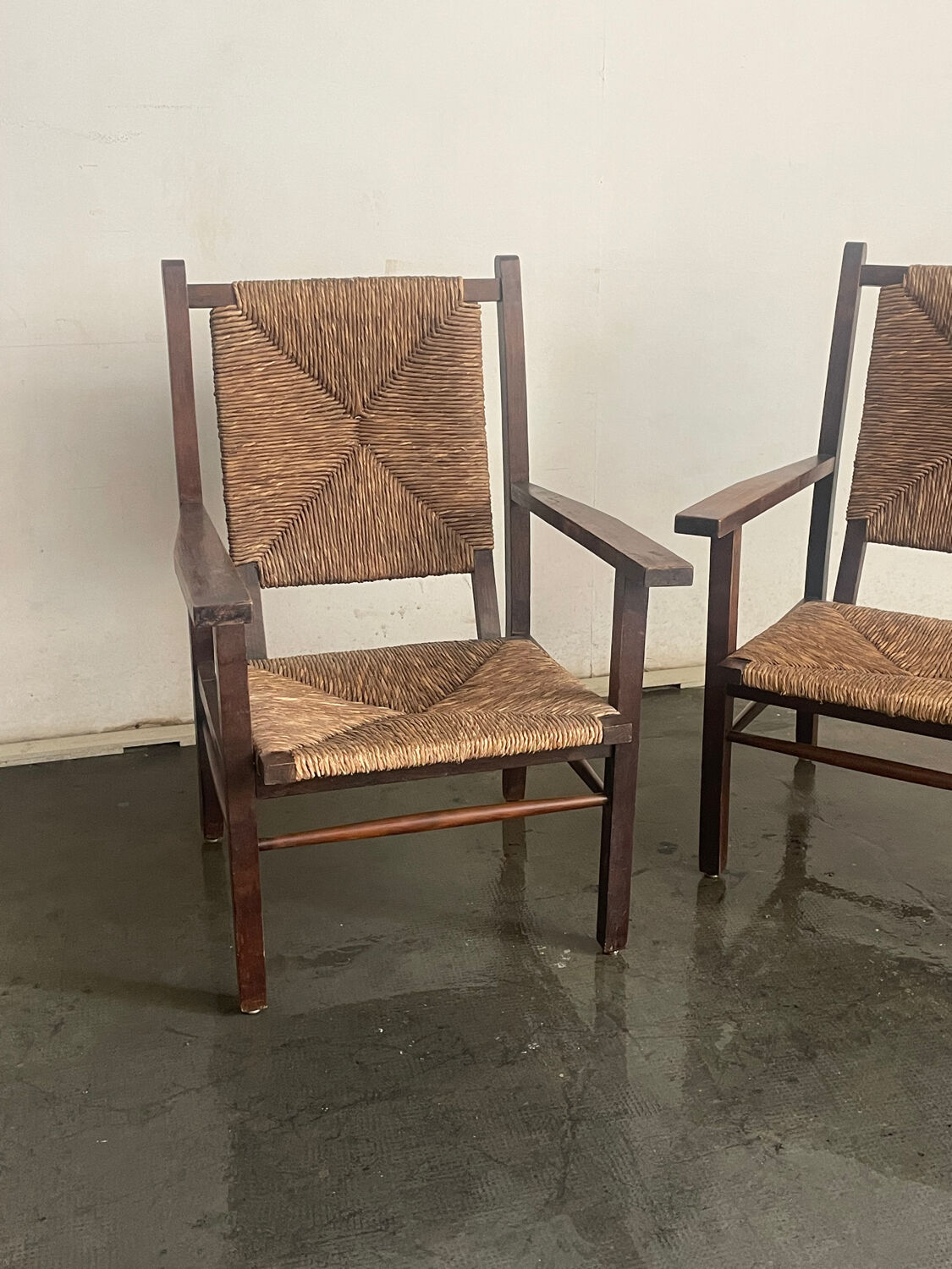 Pair of vintage armchairs
