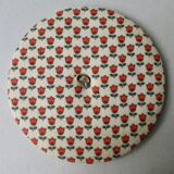 Tripod worker, sewing box, rattan and wood, 60s