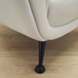 Fauteuil blanc, design italien, années 80, production : Italie