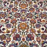 Tapis persan keshan milieux XXeme 137x210cm