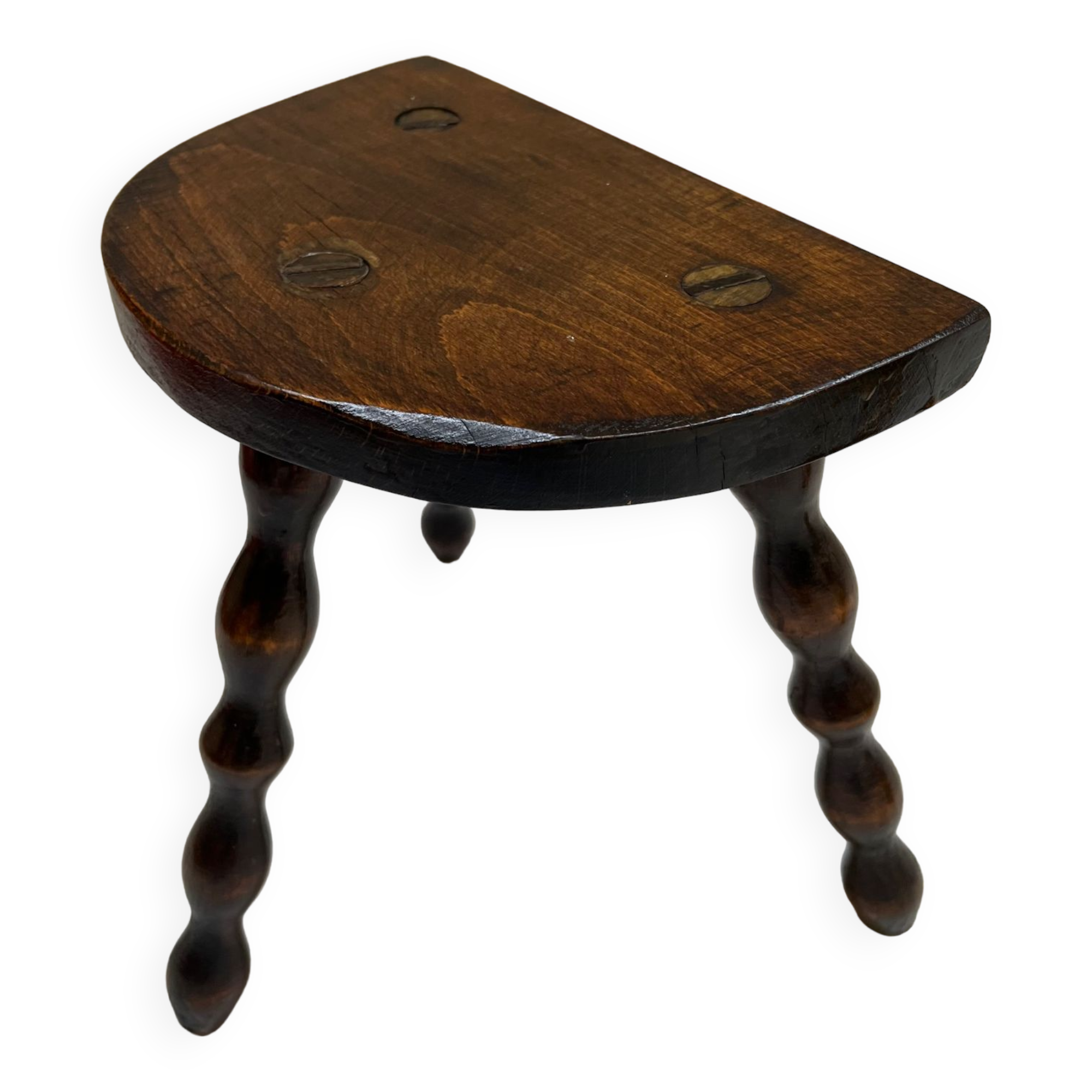 Tabouret tripode bois