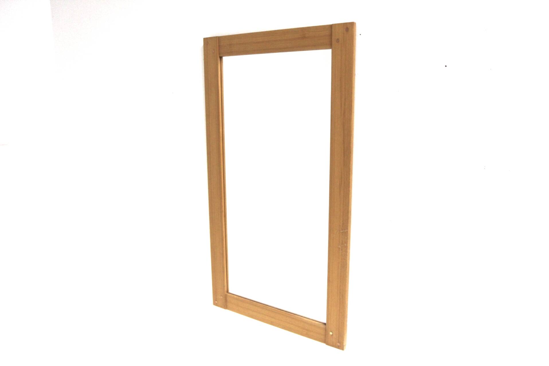 Scandinavian pine mirror, 126x70cm, Fröseke, Nybrofabriken, Sweden, 1960