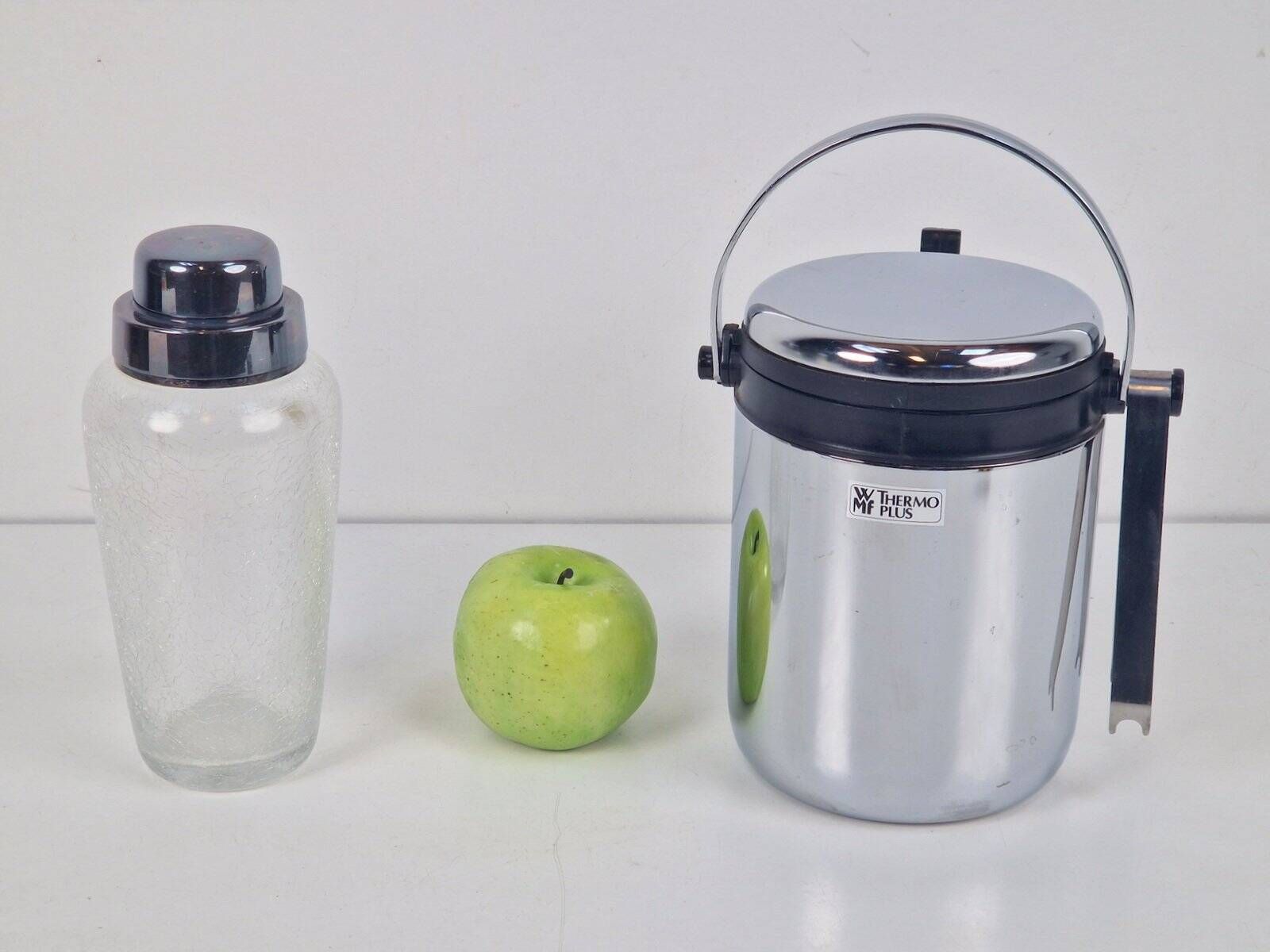 Cocktail Shaker and Ice Cooler from WMF, 1970s, Set of 2