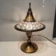 Vintage Crystal Brass Table Lamps, 1960s, Set of 2