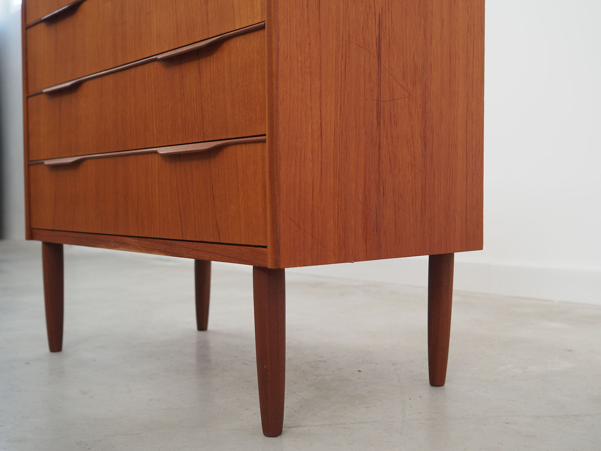 Teak chest of drawers, Danish design, 1970s, made in Denmark