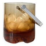 Seau à glace verre fumé Pierre Schneider