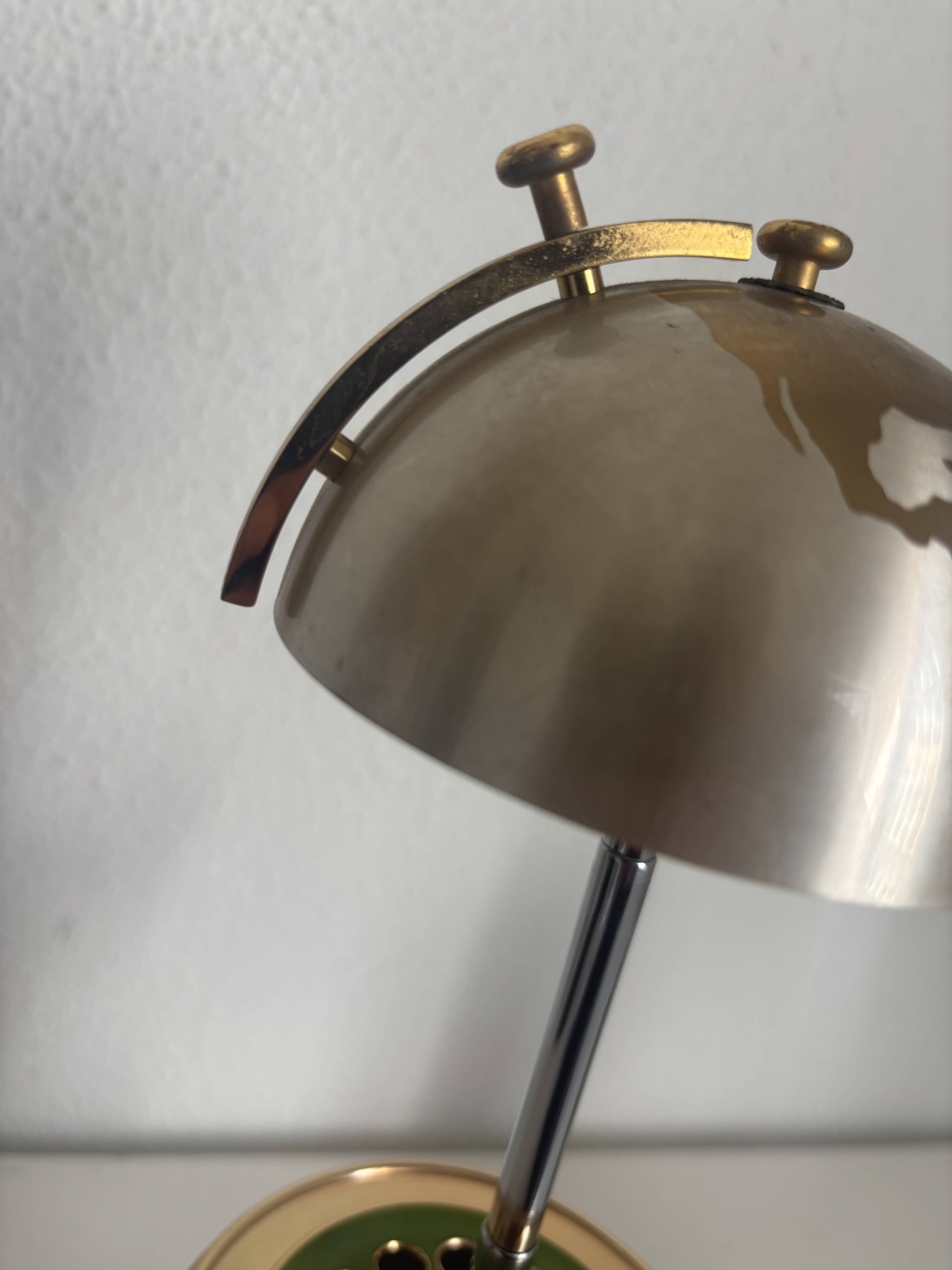 Vintage 1960 cigarette case world map dispenser - 21 x 10 cm