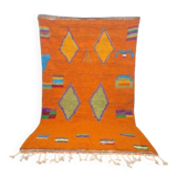 Handmade traditional Beni Ourain Berber rug, size 150 x 250 cm.