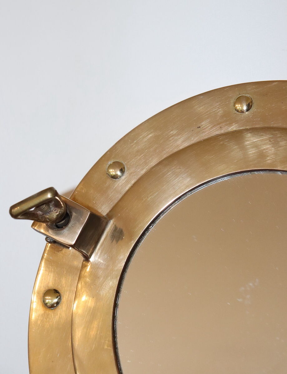 Mirror boat porthole