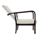 1940s Restored Beech Adjustable Armchair ,Czechoslovakia