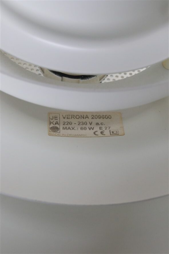Jeka "Verona" multilayer pendant lamp / Danish modern design / Kurt Wiborg / 1980s