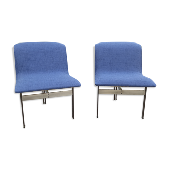 Pair chairs Wawe Giovanni Offredi