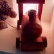 Child nightlight locomotive wood