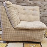 Vintage 1970s corner armchair