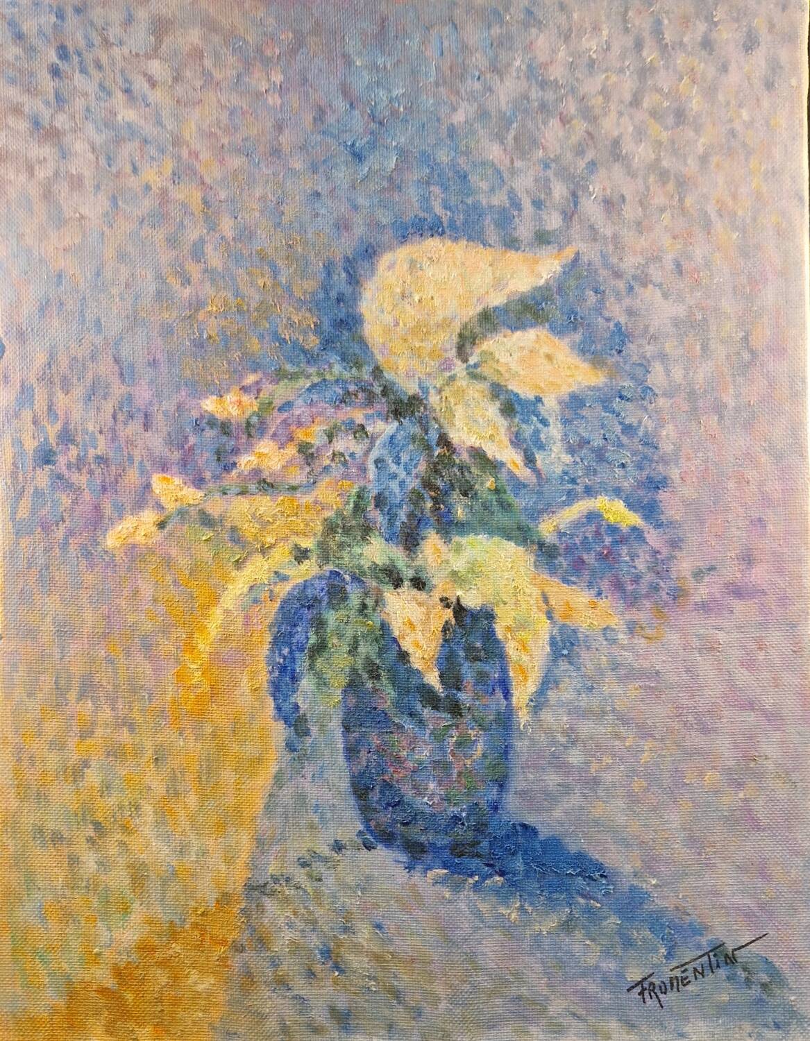 Still life blue bouquet