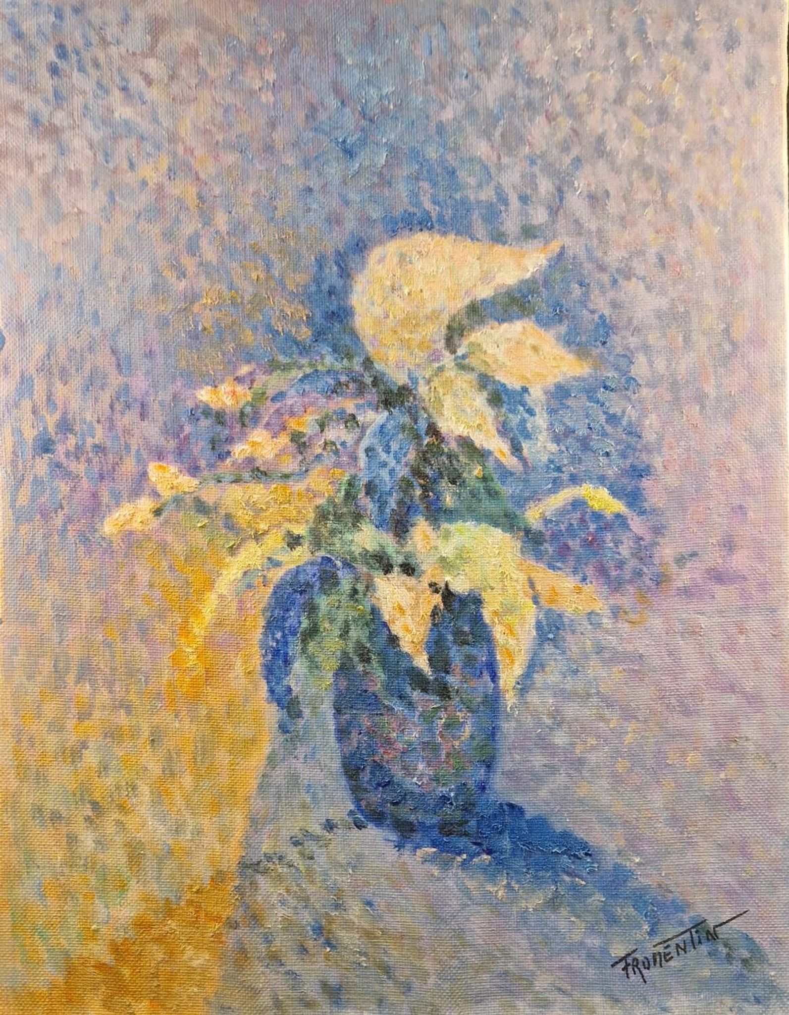 Still life blue bouquet