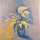 Nature morte bouquet bleu