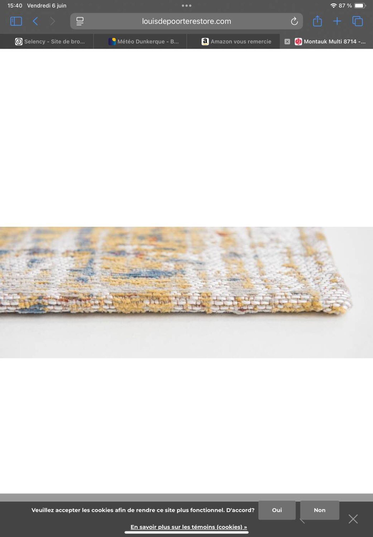 Tapis contemporain design Louis de Poortere 200x280