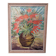 Tableau ancien à l'huile représentant un bouquet de fleurs