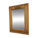 20th Century rectangular Deknudt Gilt Resin Mirror, Belgium