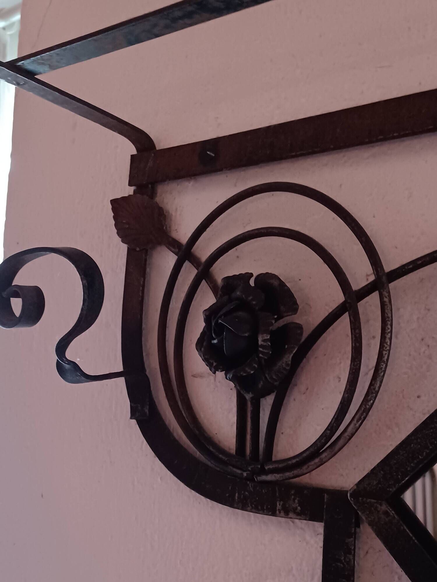 Coat Rack and Umbrella Rack Set 1925 black roses