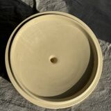 Antique Sarreguemines soup tureen with lid, rose pattern, D33 H28.