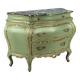Commode ancienne style baroque en bois laqué XXe siècle
