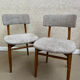 Pair of Scandinavian loop chairs