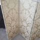 Paravent 4 volets style louis XVI tissu aux motifs floraux