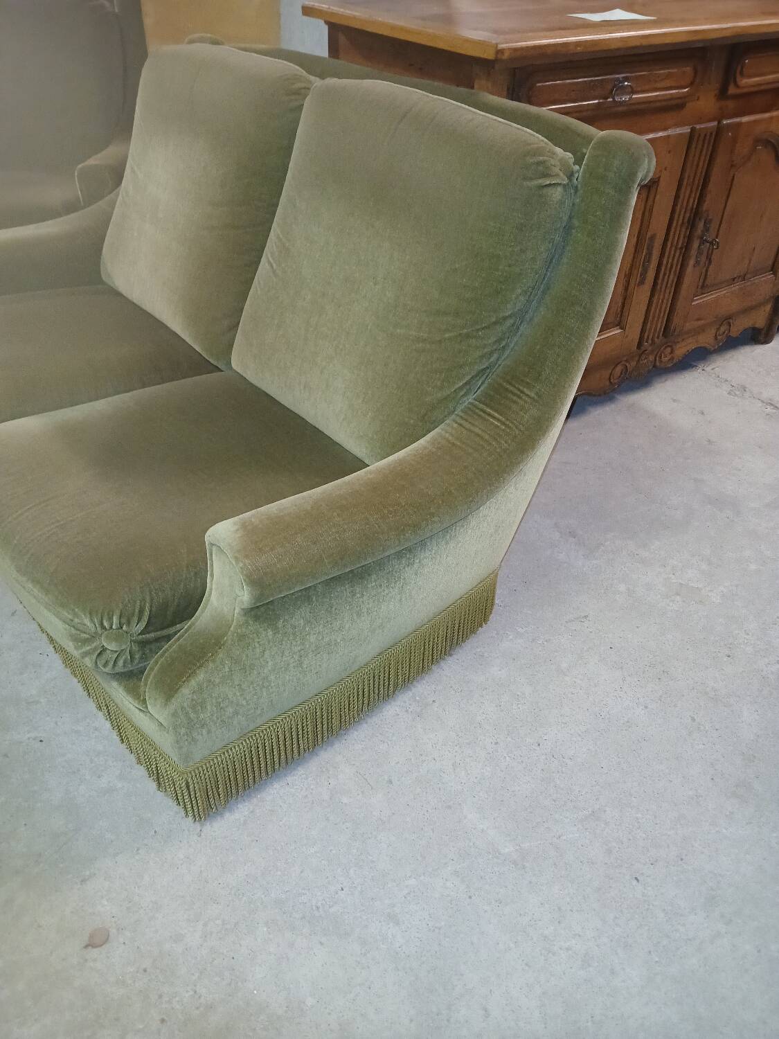 Vintage sofa armchair set