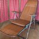 Chaise longue relax skaï vintage