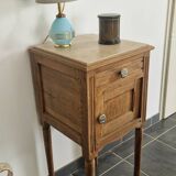Bedside table - Louis XVI style - Solid oak
