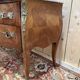 Commode sauteuse de style Louis XV en marqueterie