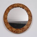Vintage Scandinavian wooden mirror 1960