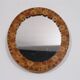Vintage Scandinavian wooden mirror 1960