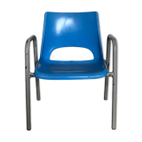 Vintage blue school chair