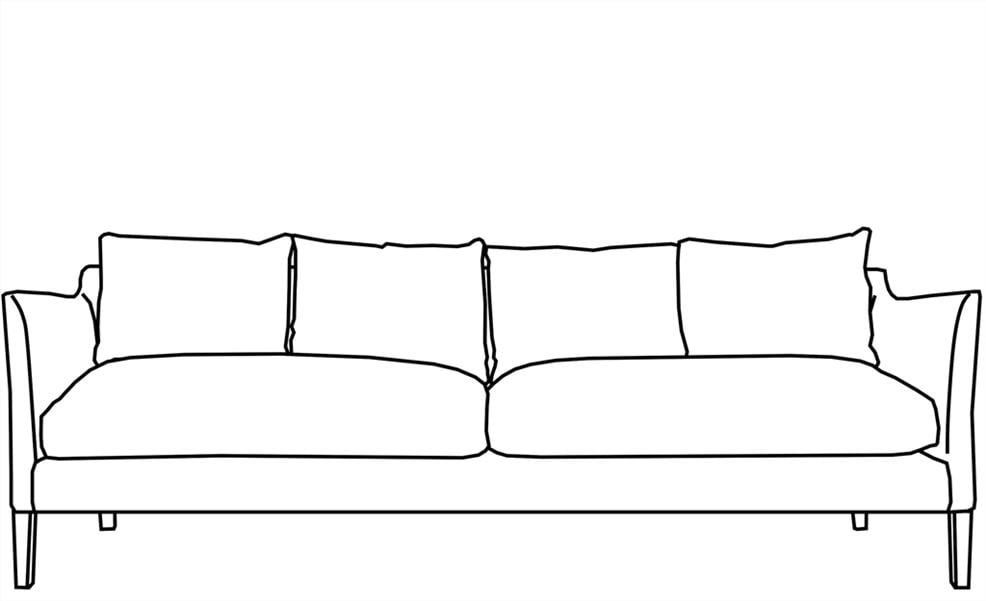 Milan Sofa, Designers Guild