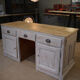 Countertop in gray patinated fir 1960