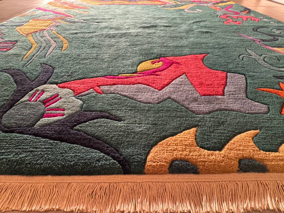 Tapis moderne népalais 200x200 cm