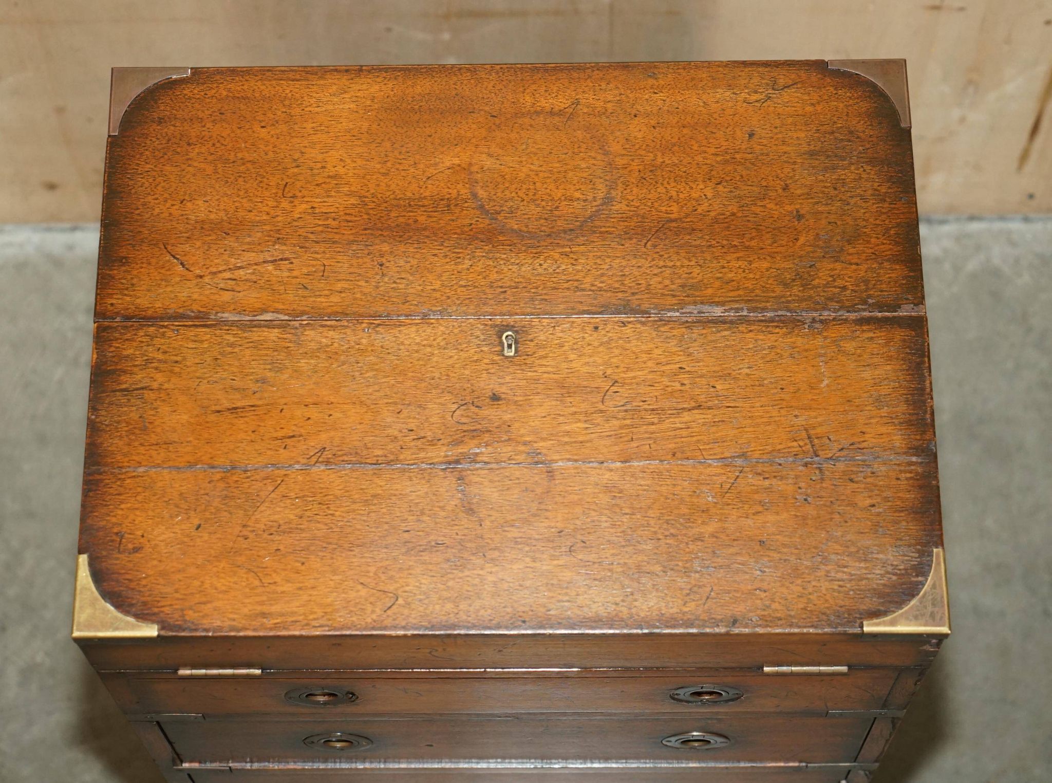 Harrods Kennedy Leather Slope Desk with Drawers
